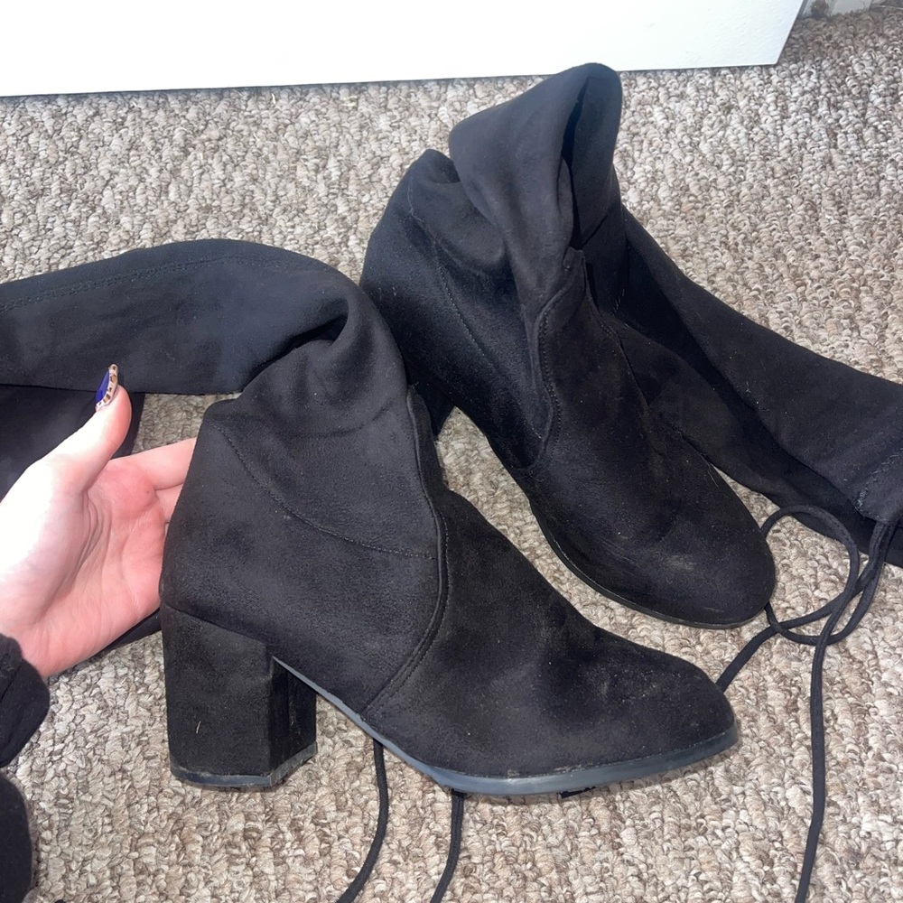 Thigh High Sock Boots